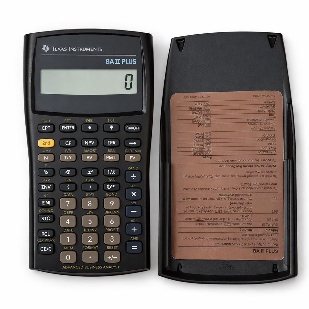 Texas Instruments BA II Plus Financial Calculator w/ Manual Like New